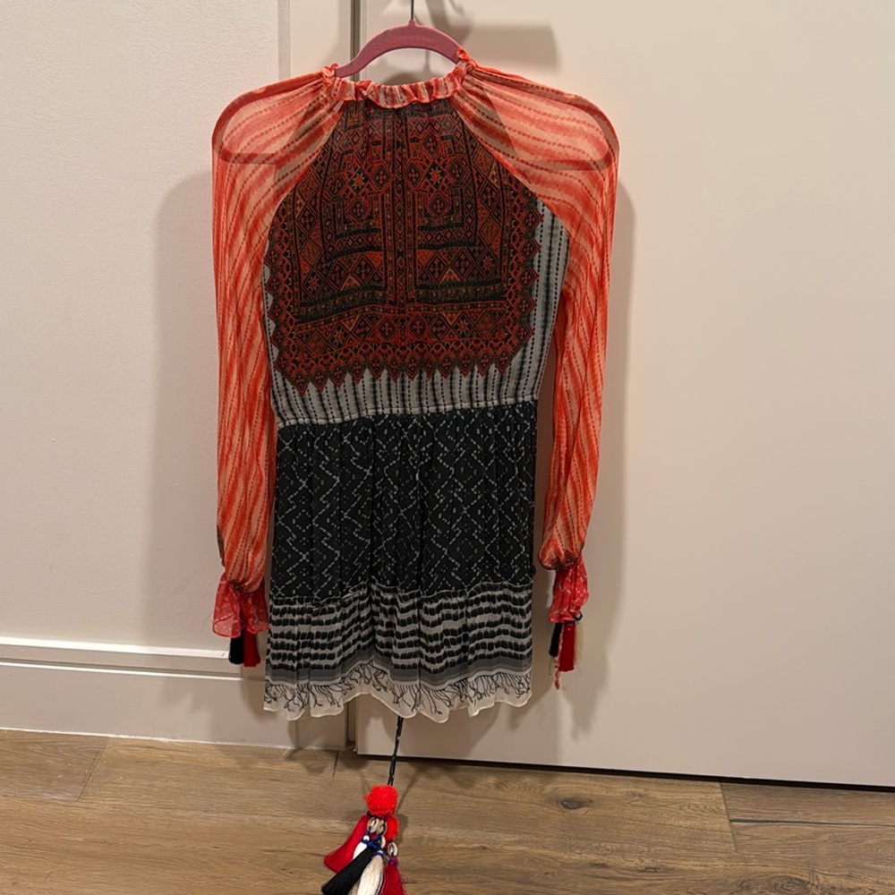 Hemant & Nandita dress with tassel size xs